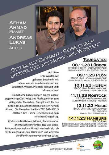 Konzertlesung_Aeham Ahamad und Andreas Lukas_Hamburg_1